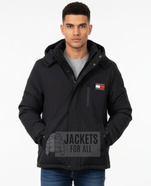 Μπουφάν Tommy Hilfiger Μαύρο