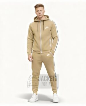 Σετ Φόρμα Fleece Tech Nike Μπεζ καμηλό