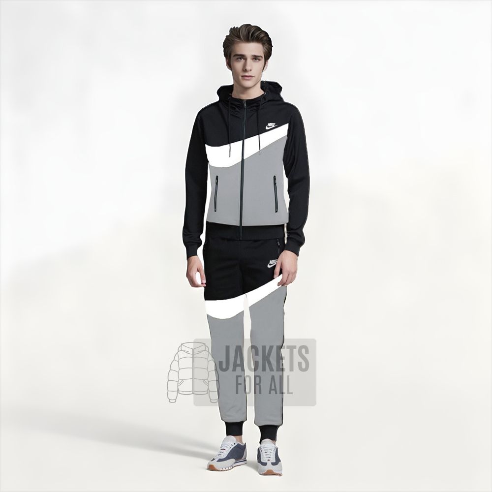 Σετ φόρμες Fleece Tech Nike Μαύρο-Γκρι