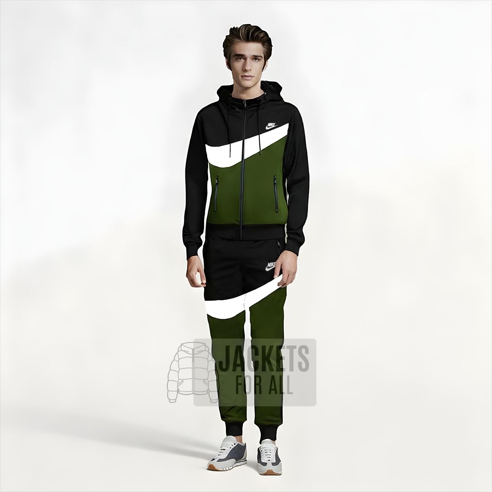 Σετ φόρμες Fleece Tech Nike Μαύρο-Χακί